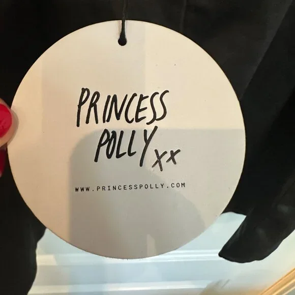 New with tags Princess Polly Cobie mini dress black, US 6 - Picture 5 of 7